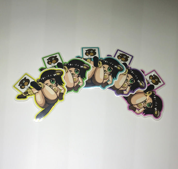 Chibi girl sticker pack